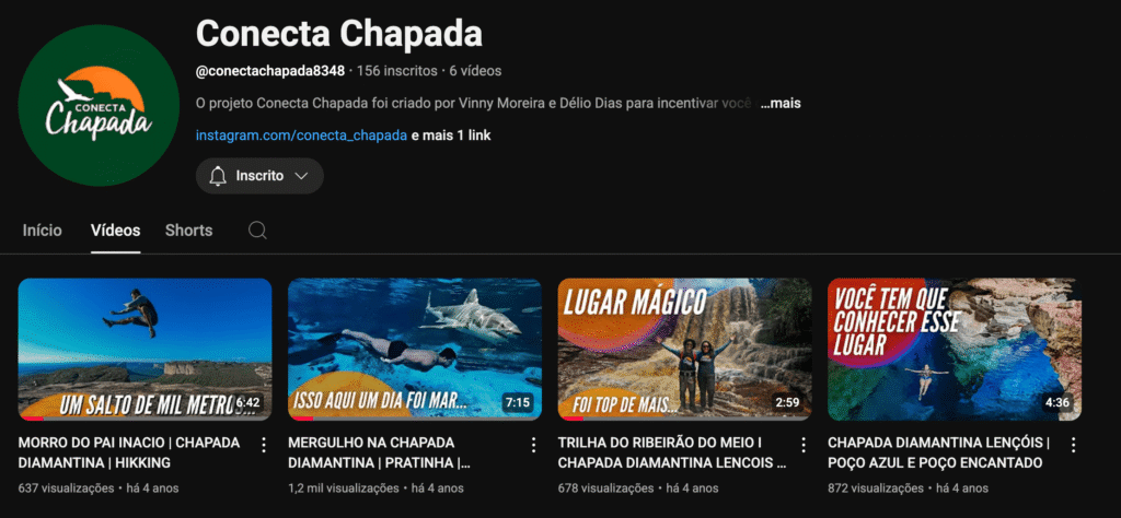 Videos sobre a Chapada Diamantina - Conecta Chapada